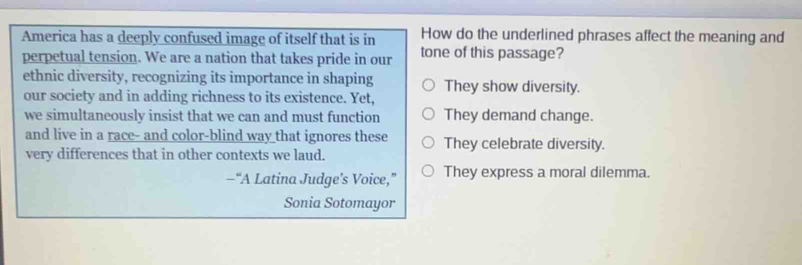 america has a deeply confused image of itself that is in perpetual tens…