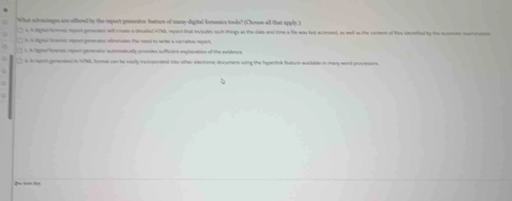 what advantages are offered by the report generator feature of many dig…