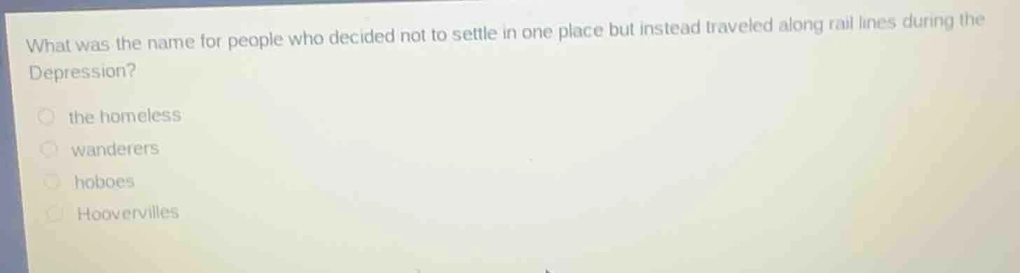 what was the name for people who decided not to settle in one place but…