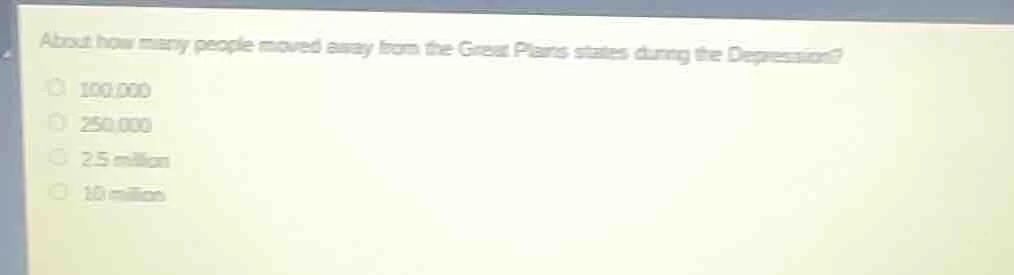 about how many people moved away from the great plains states during th…