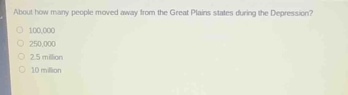 about how many people moved away from the great plains states during th…