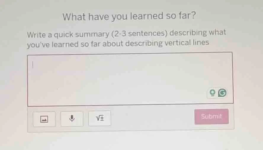 what have you learned so far? write a quick summary (2-3 sentences) des…