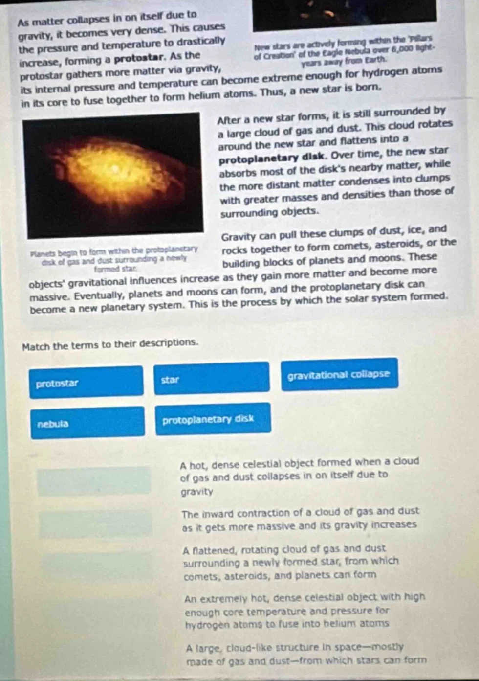 as matter collapses in on itself due to gravity, it becomes very dense.…