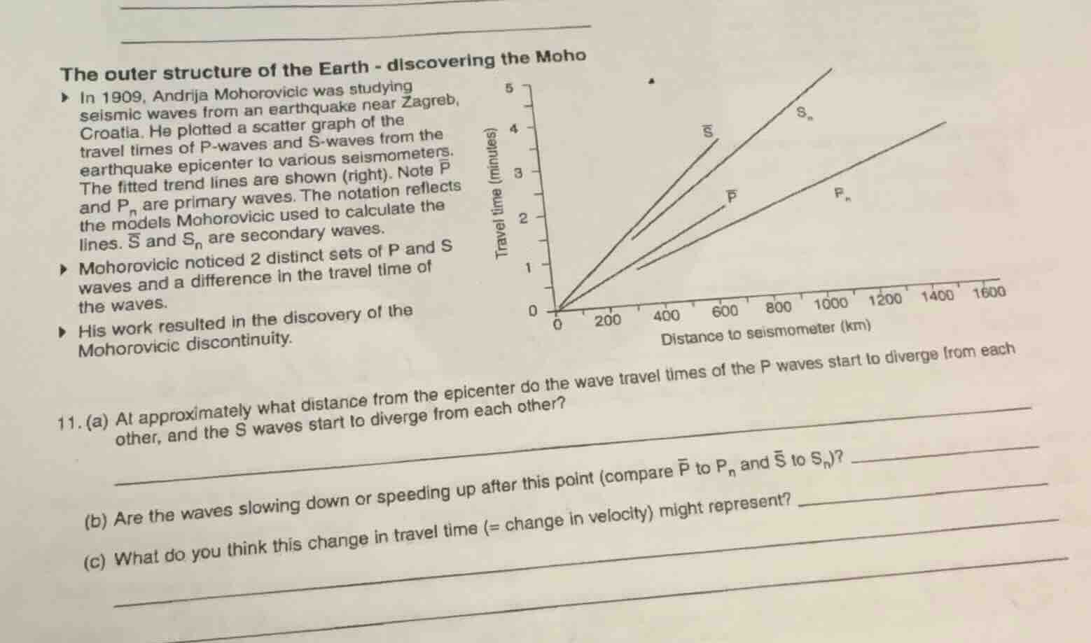 the outer structure of the earth - discovering the moho - in 1909, andr…