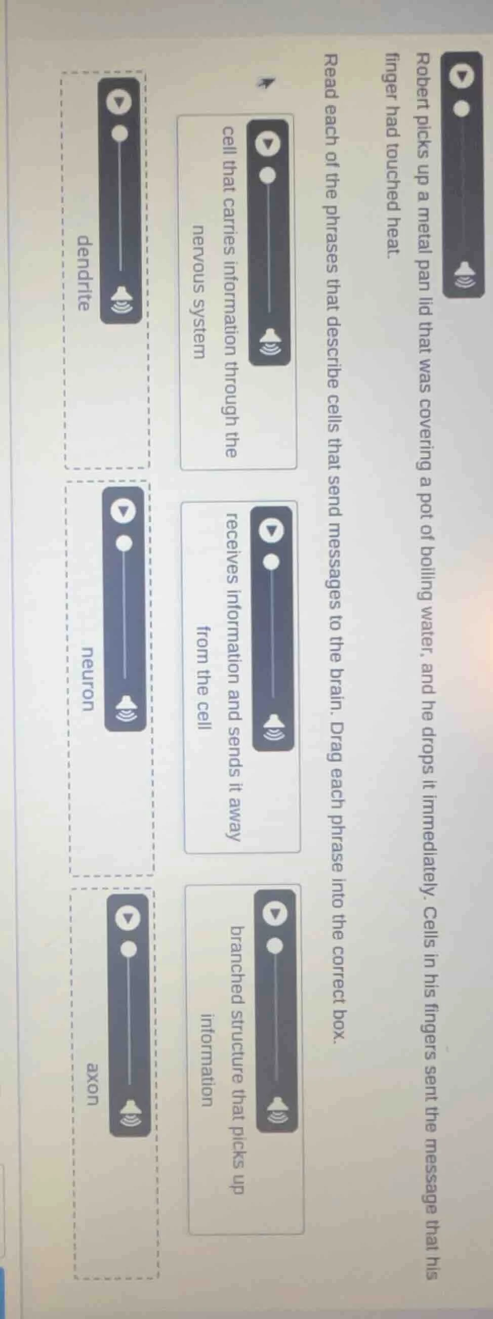 robert picks up a metal pan lid that was covering a pot of boiling wate…