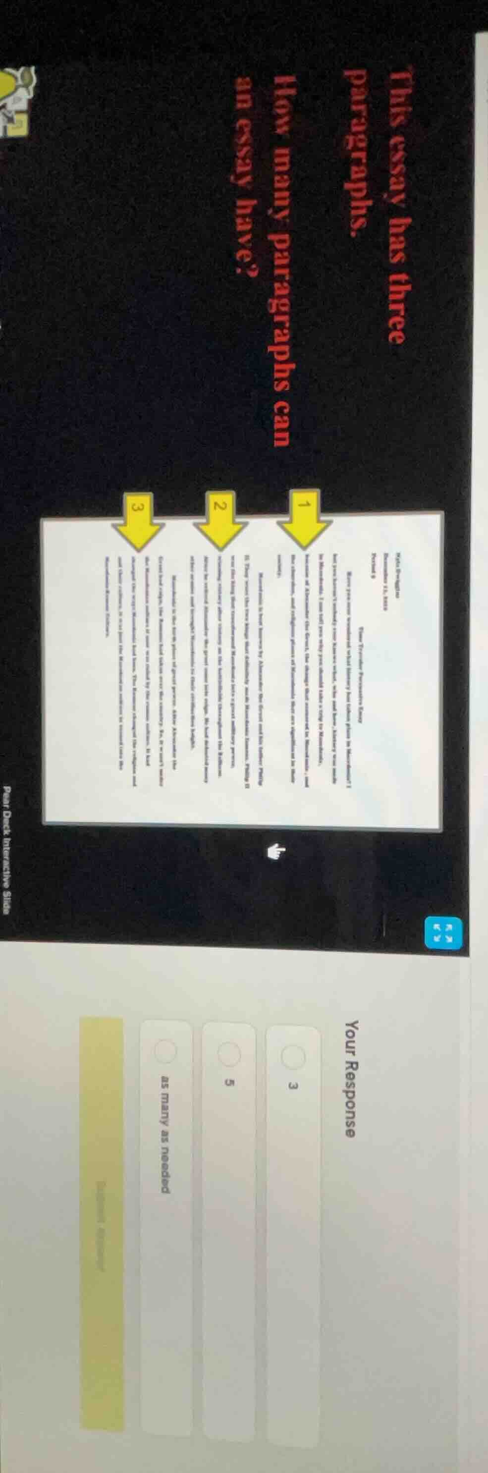 this essay has three paragraphs. how many paragraphs can an essay have?…