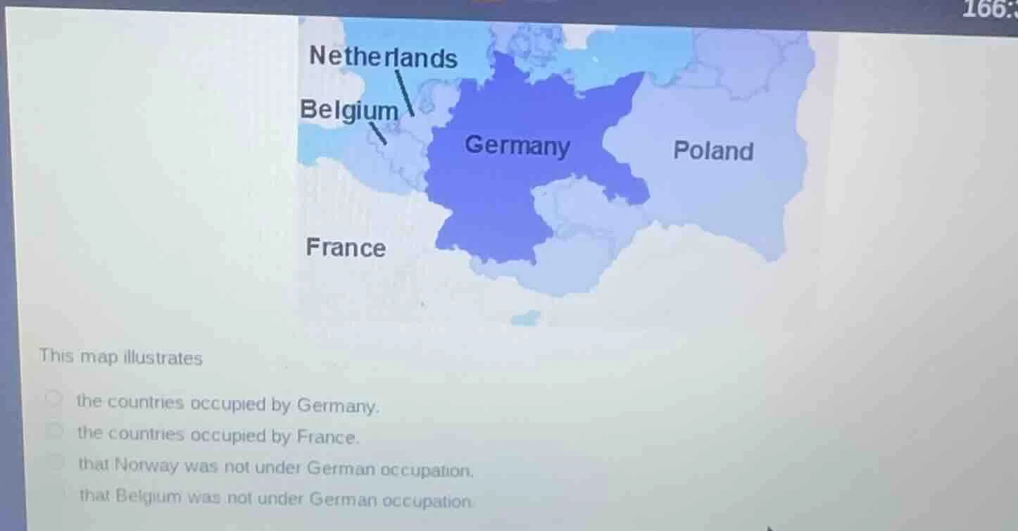 this map illustrates the countries occupied by germany. the countries o…