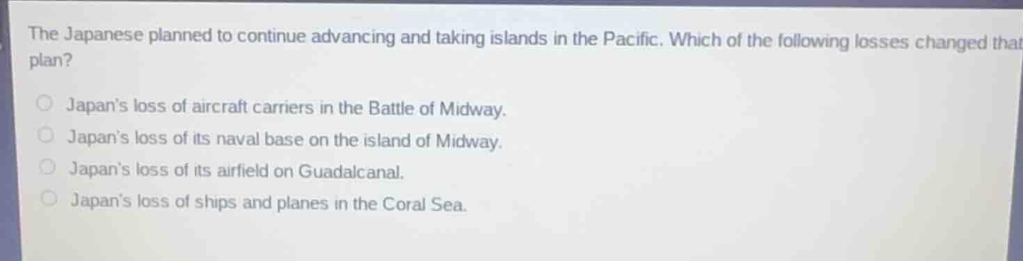 the japanese planned to continue advancing and taking islands in the pa…