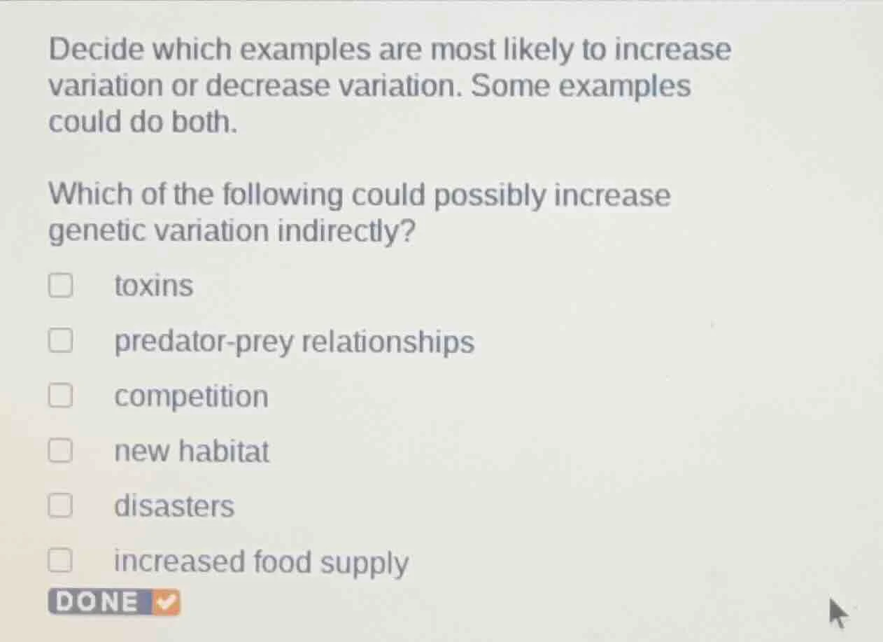 decide which examples are most likely to increase variation or decrease…