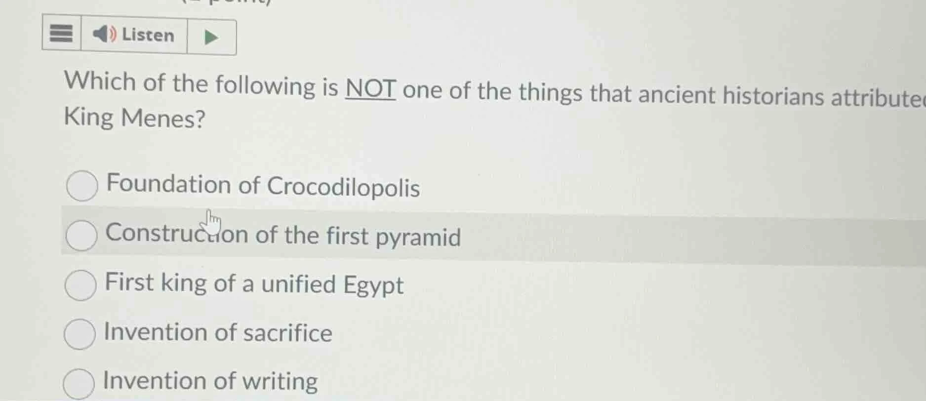which of the following is not one of the things that ancient historians…