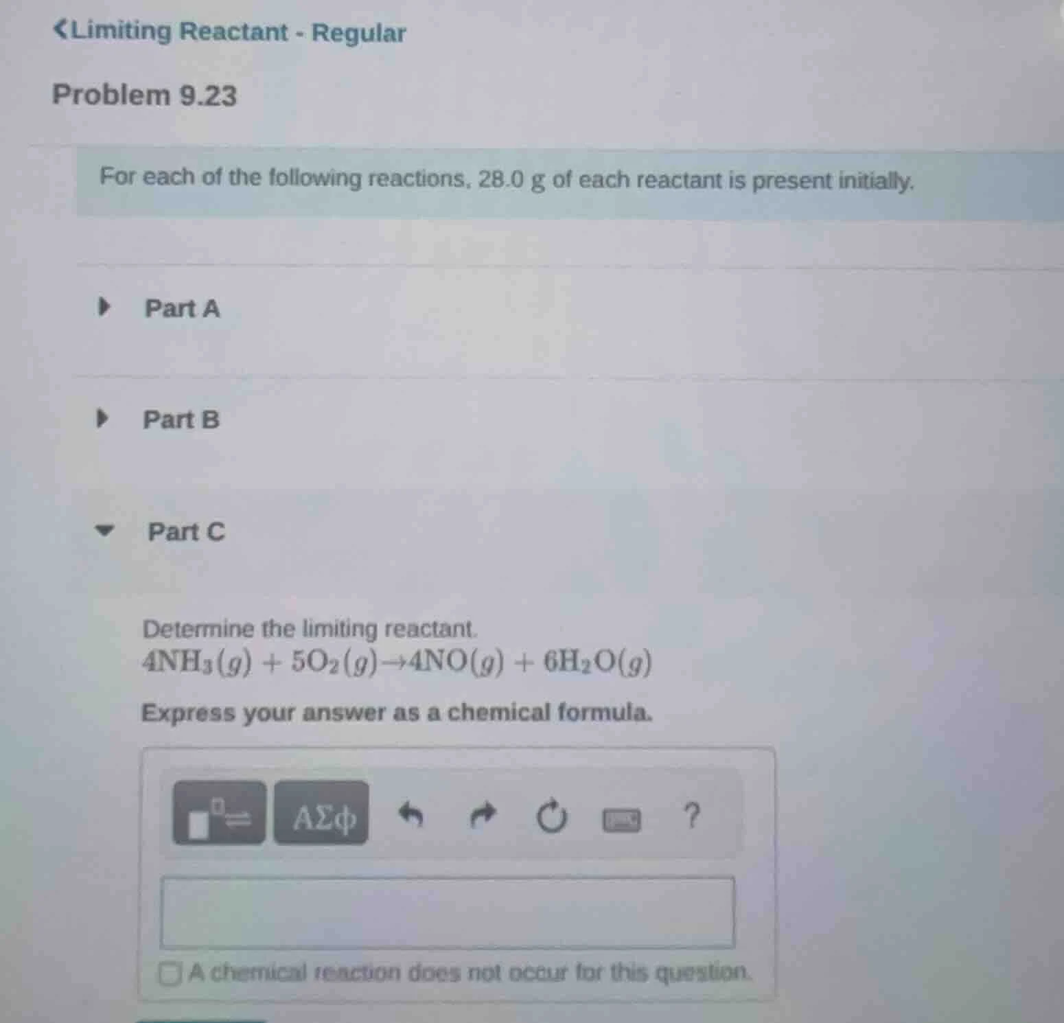 limiting reactant - regular problem 9.23 for each of the following reac…