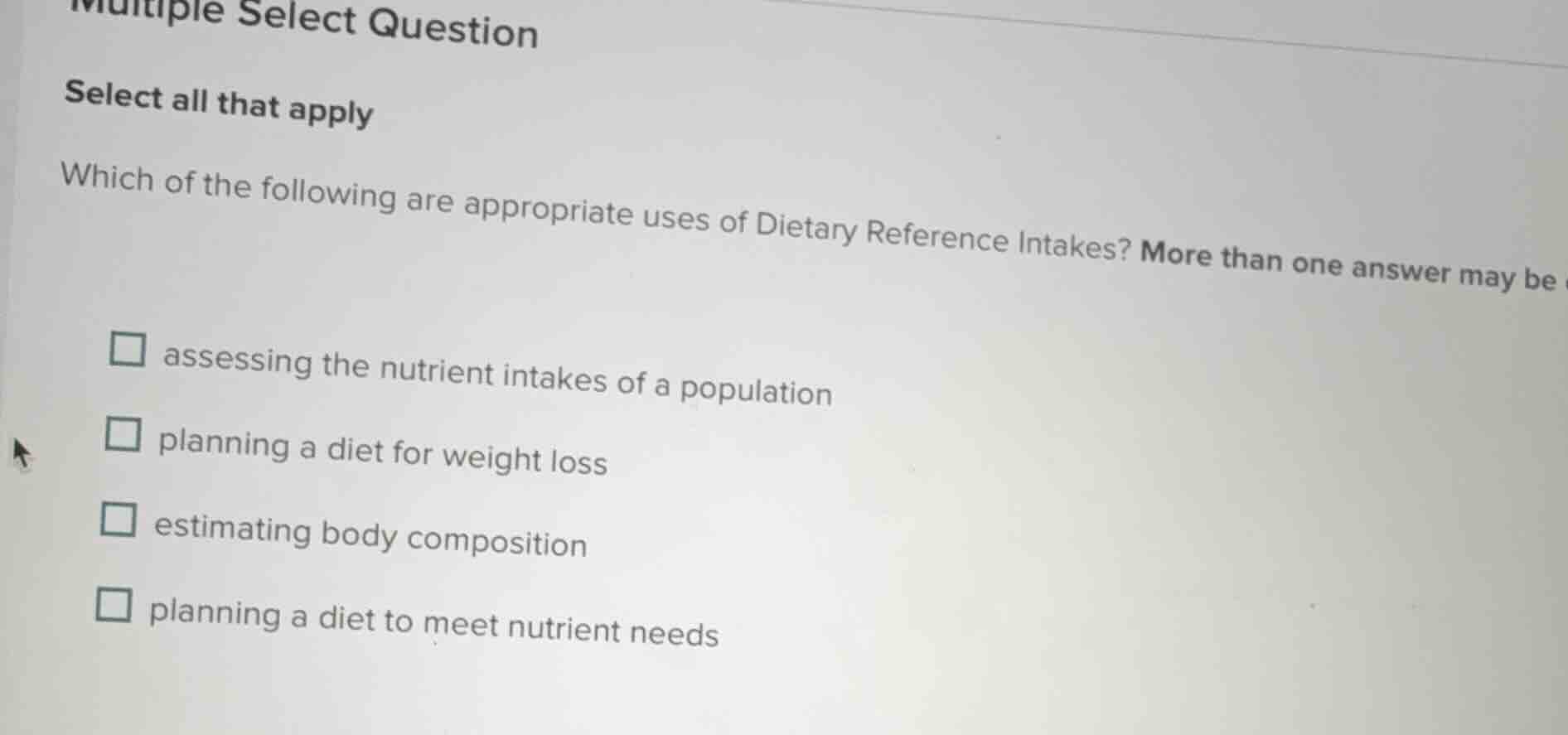 multiple select question select all that apply which of the following a…