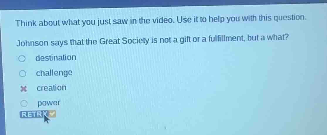 think about what you just saw in the video. use it to help you with thi…