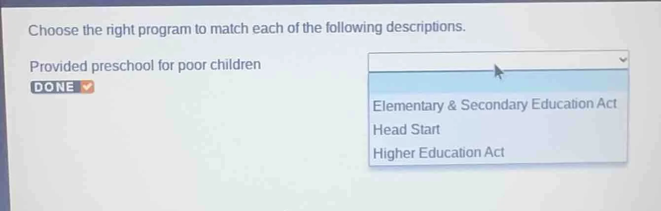 choose the right program to match each of the following descriptions. p…