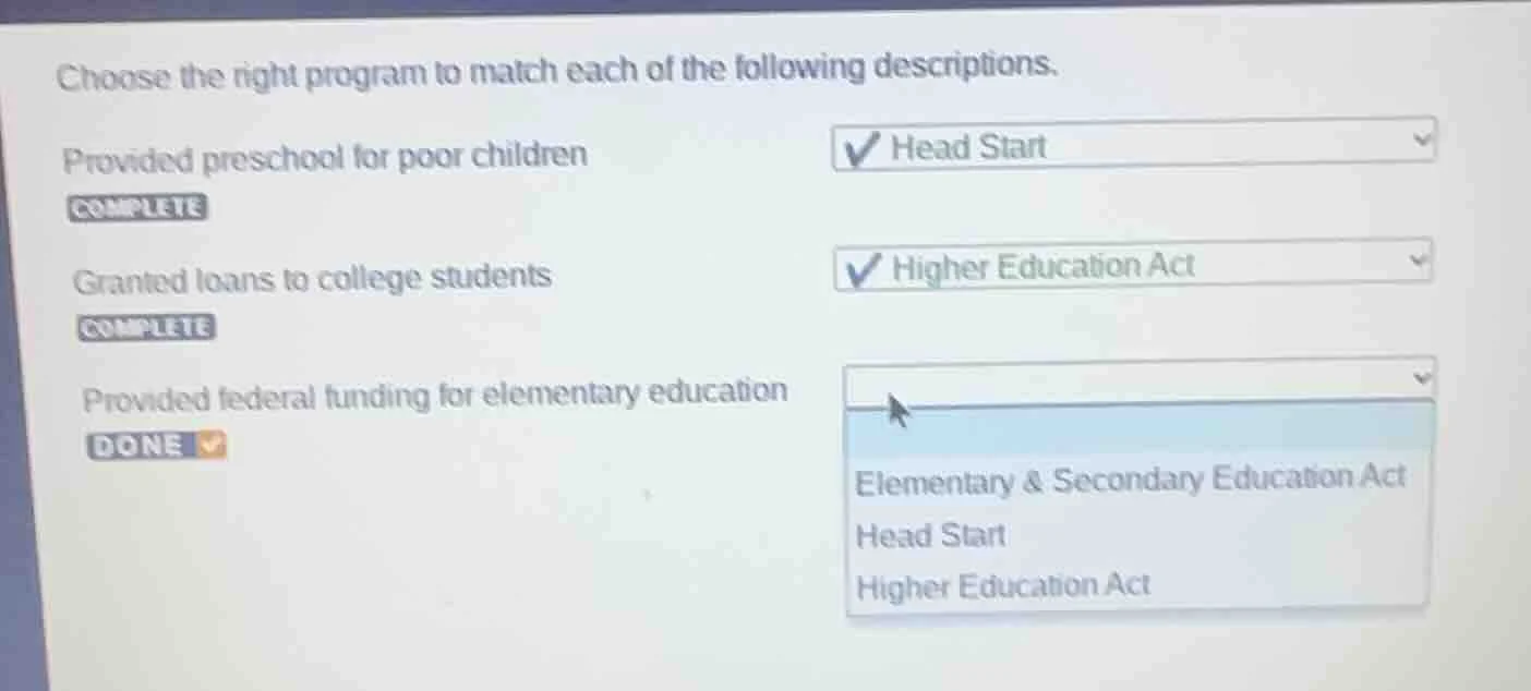 choose the right program to match each of the following descriptions. p…