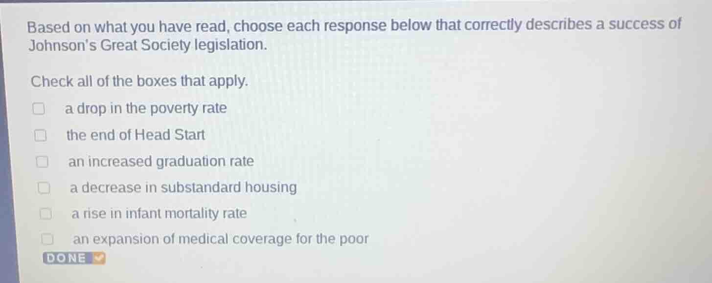 based on what you have read, choose each response below that correctly …