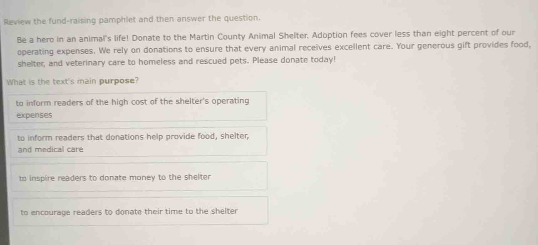 review the fund - raising pamphlet and then answer the question. be a h…