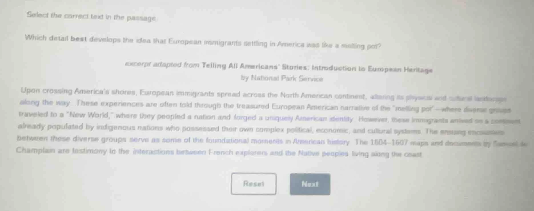 select the correct text in the passage. which detail best develops the …