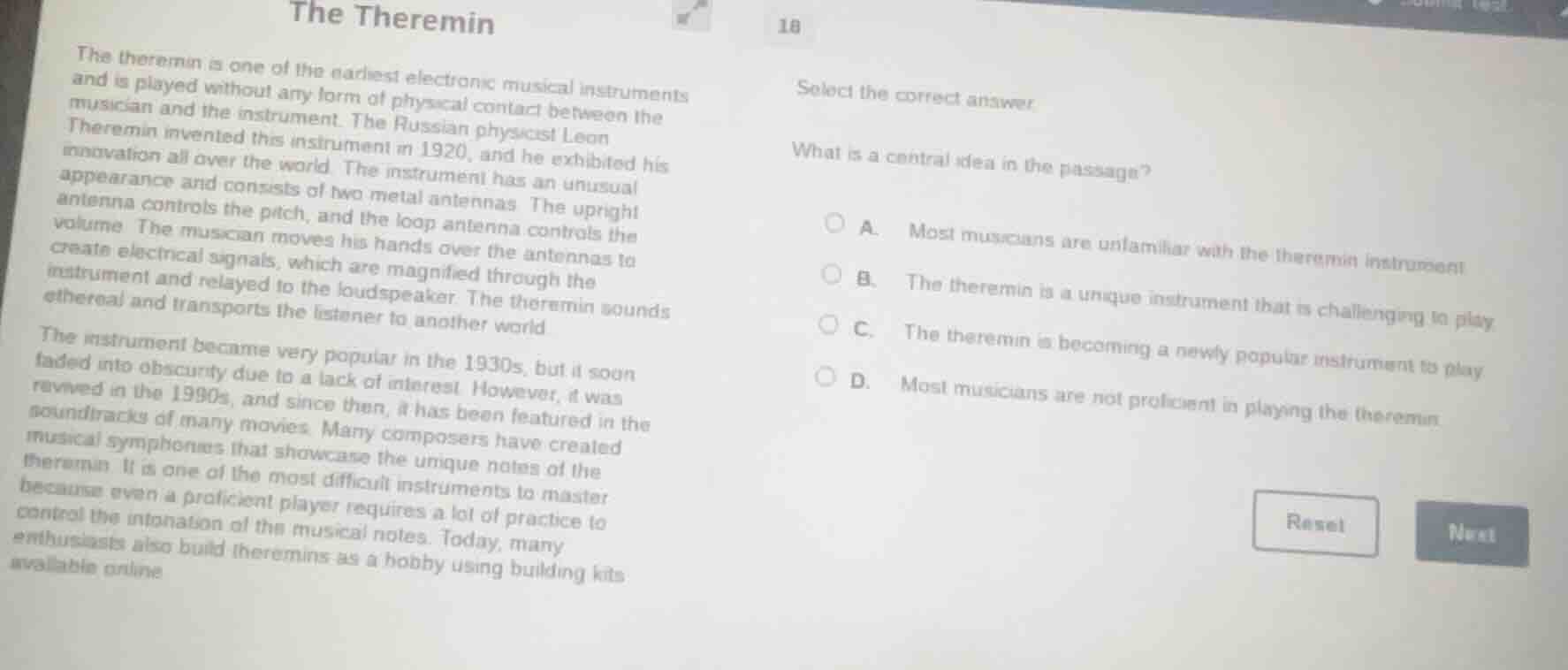 the theremin the theremin is one of the earliest electronic musical ins…