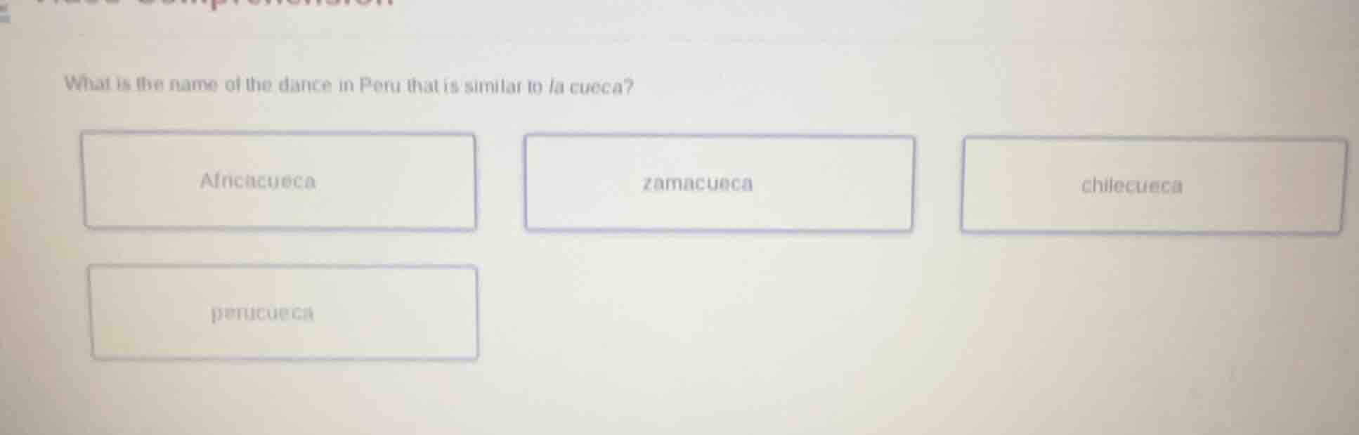 what is the name of the dance in peru that is similar to la cueca? afnc…