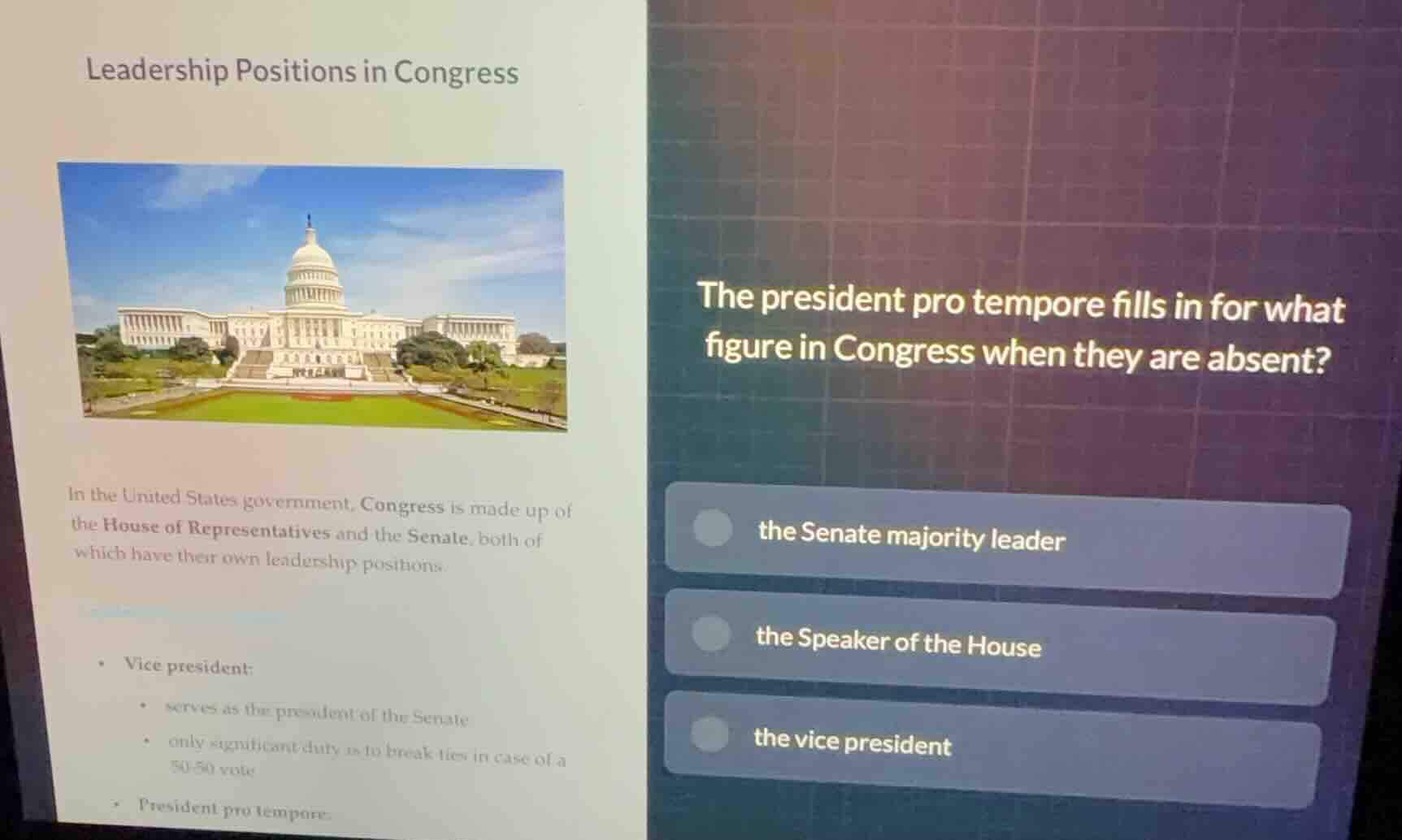 leadership positions in congress in the united states government, congr…
