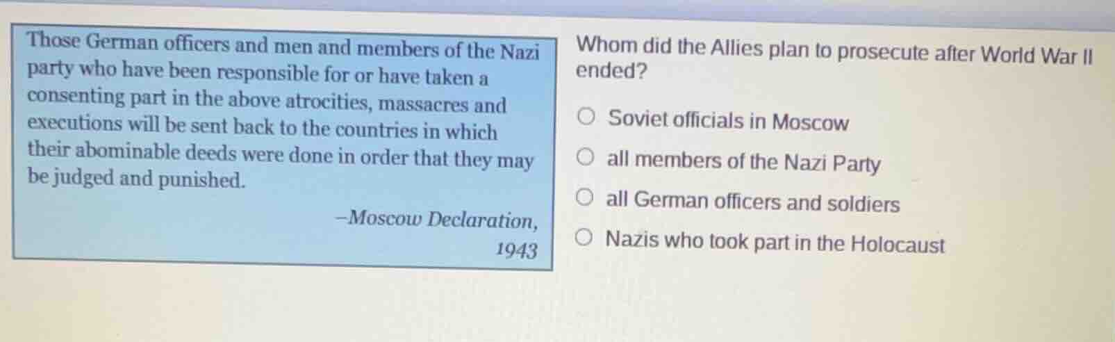 those german officers and men and members of the nazi party who have be…