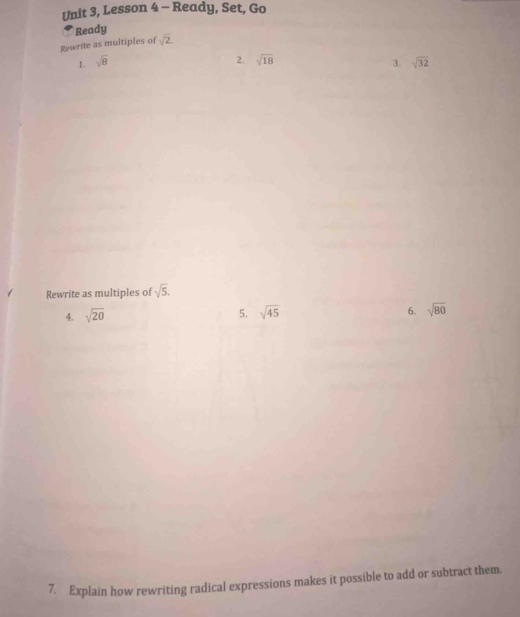 unit 3, lesson 4 – ready, set, go ready rewrite as multiples of \\(\\sq…