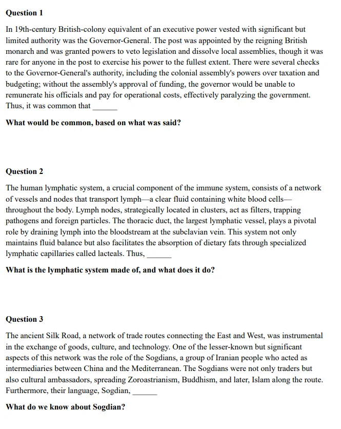 question 1 in 19th - century british - colony equivalent of an executiv…