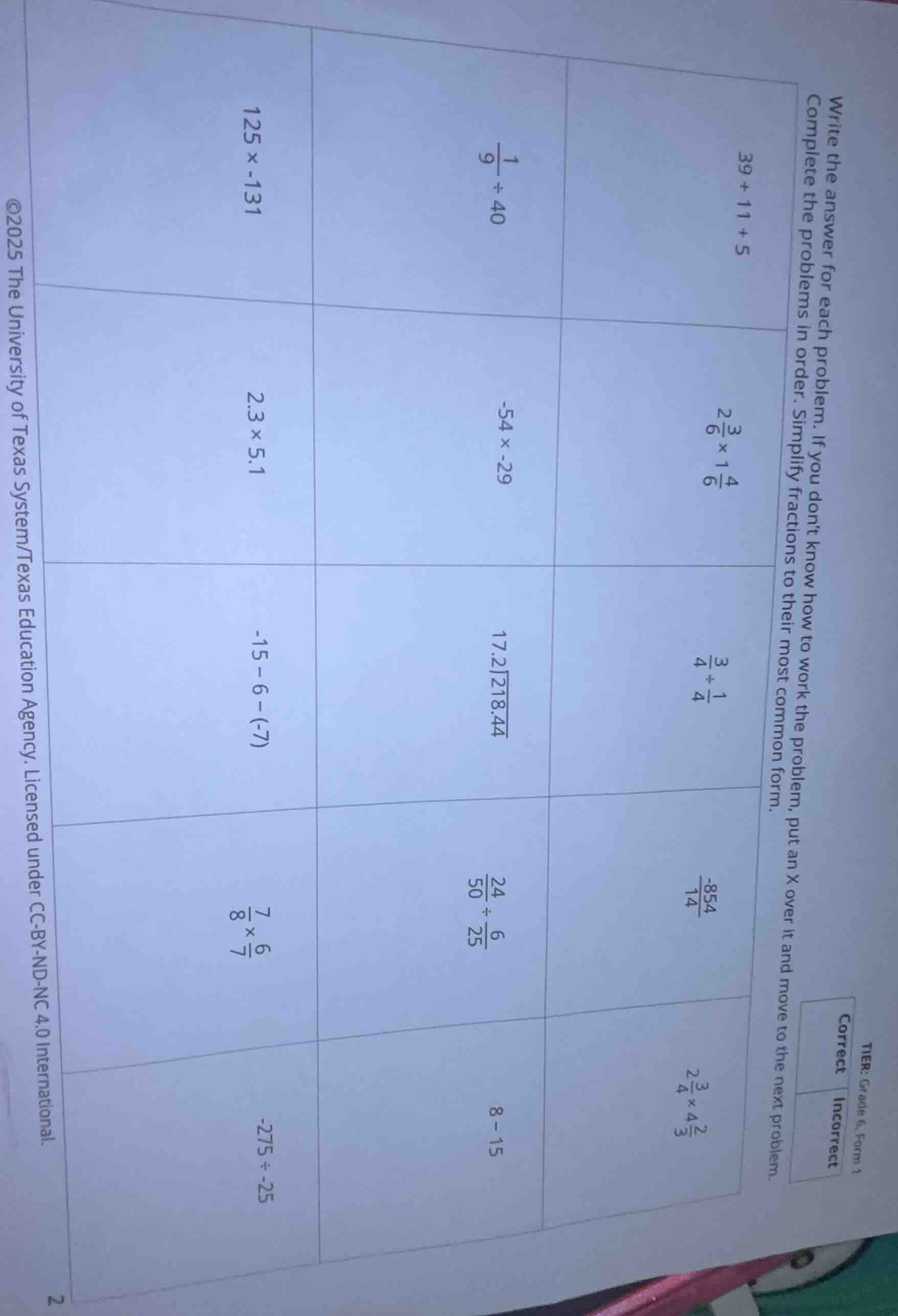 write the answer for each problem. if you dont know how to work the pro…