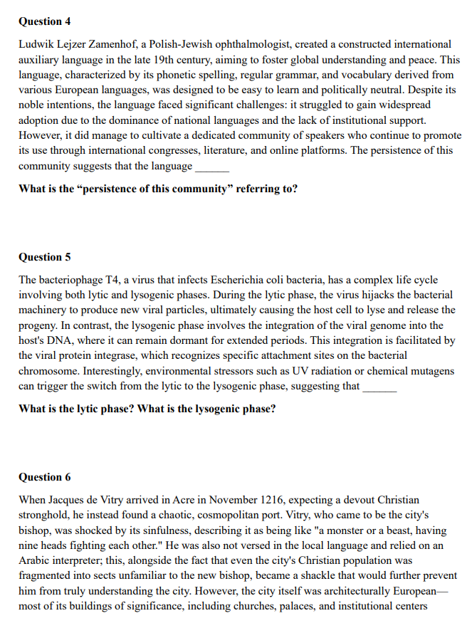 question 4 ludwik lejzer zamenhof, a polish - jewish ophthalmologist, c…