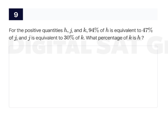 for the positive quantities h, j, and k, 94% of h is equivalent to 47% …