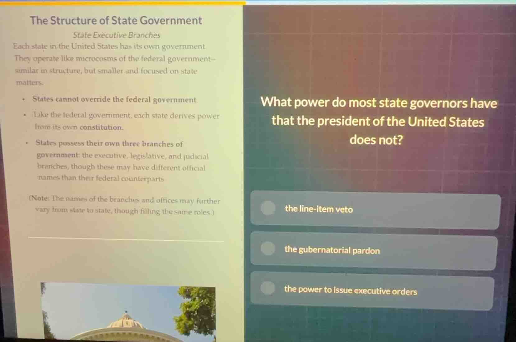 the structure of state government state executive branches each state i…