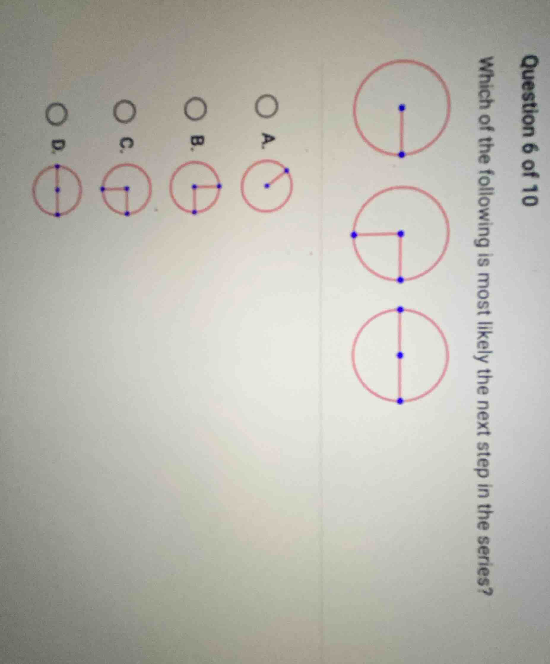 question 6 of 10 which of the following is most likely the next step in…