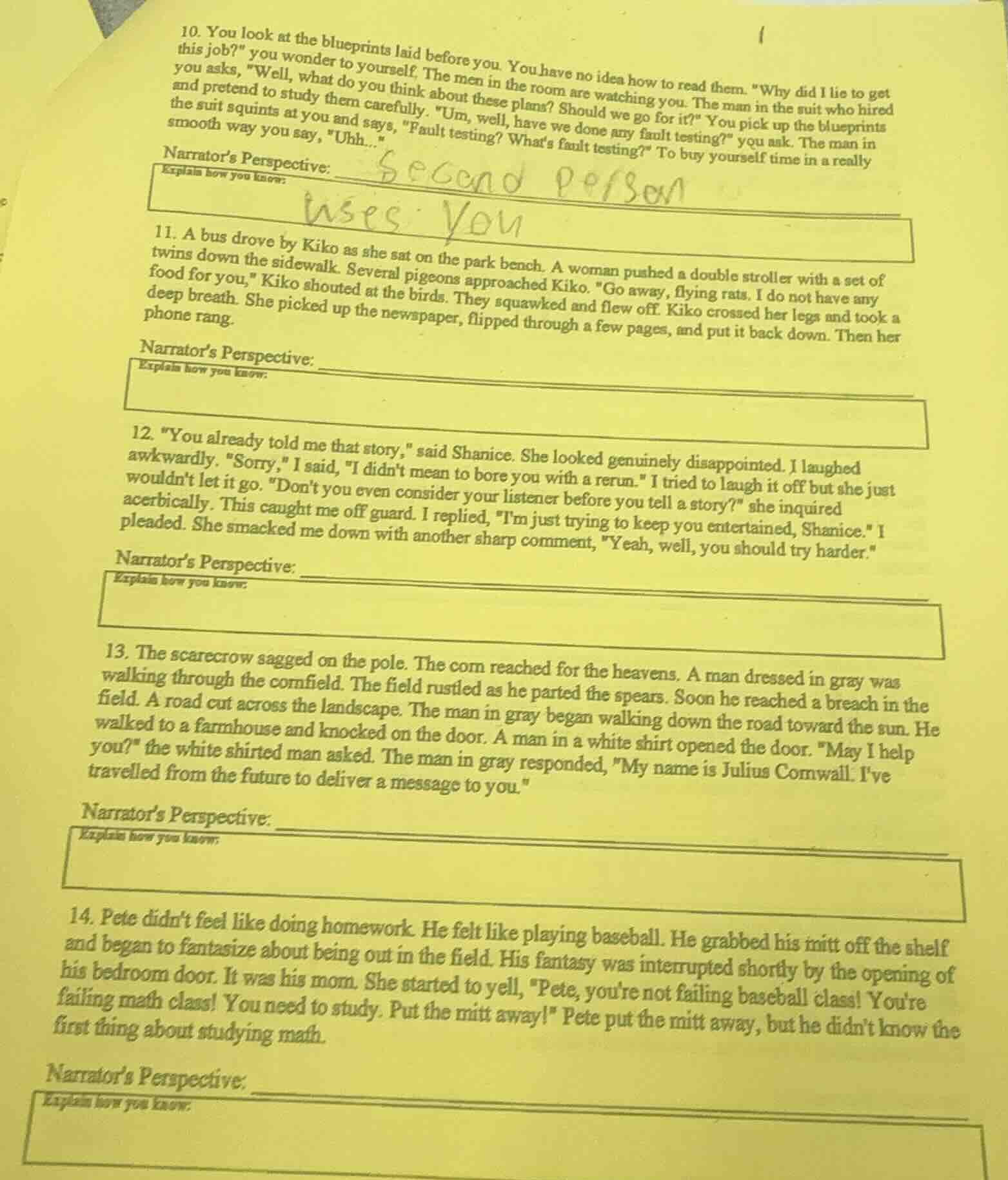 10. you look at the blueprints laid before you. you have no idea how to…