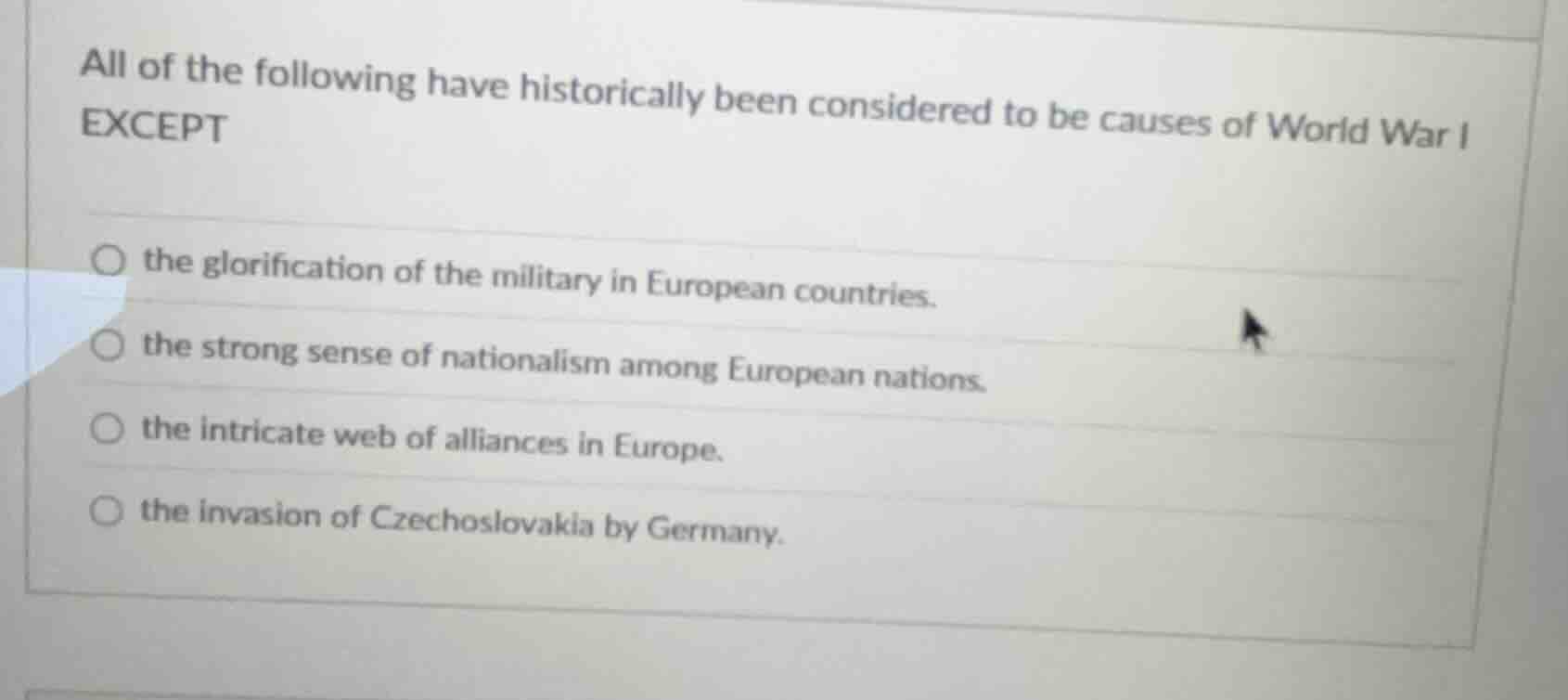 all of the following have historically been considered to be causes of …