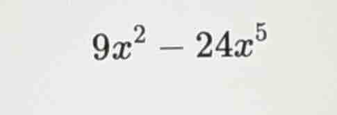 9x² - 24x⁵