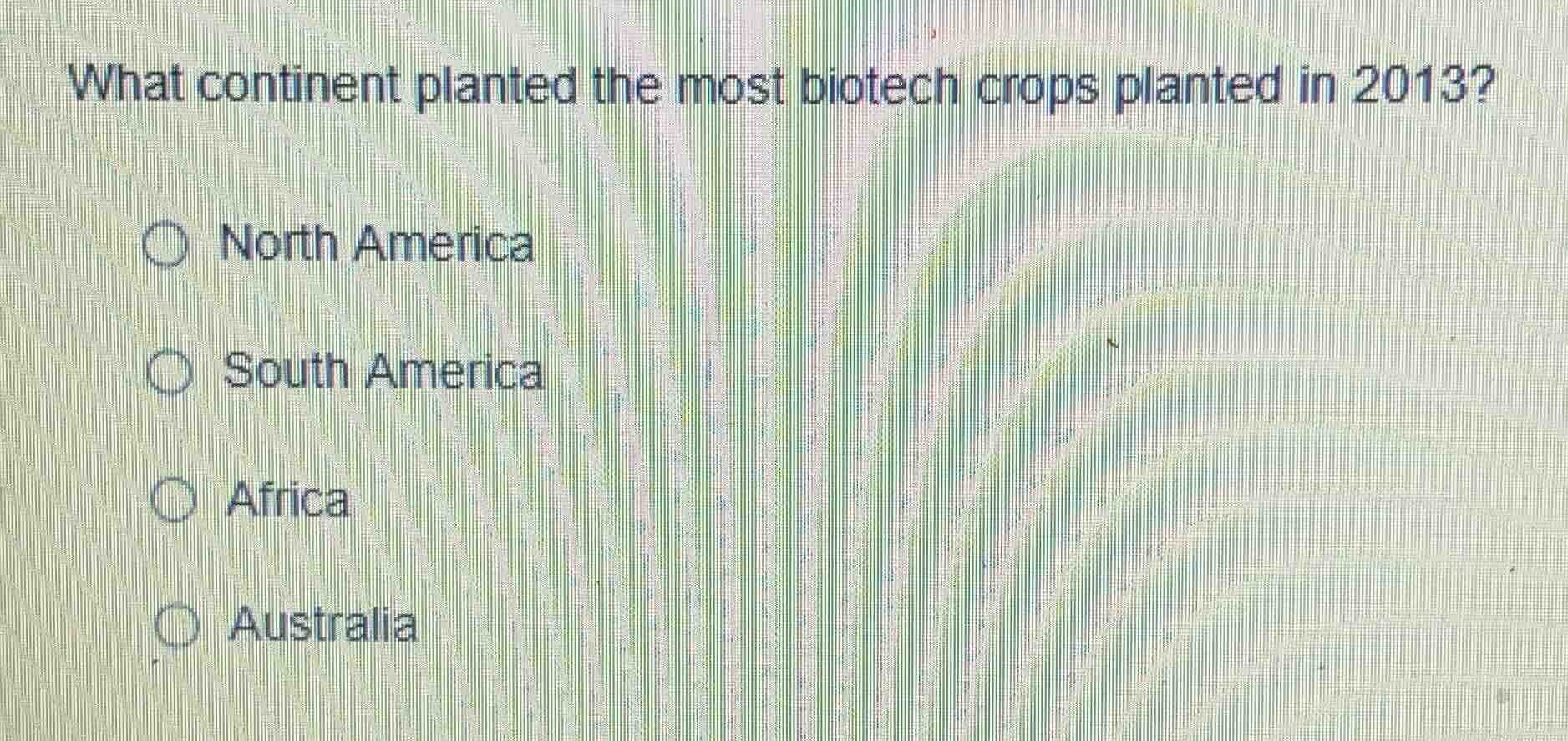 what continent planted the most biotech crops planted in 2013? north am…