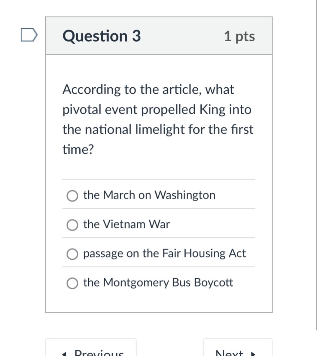 question 3 1 pts according to the article, what pivotal event propelled…