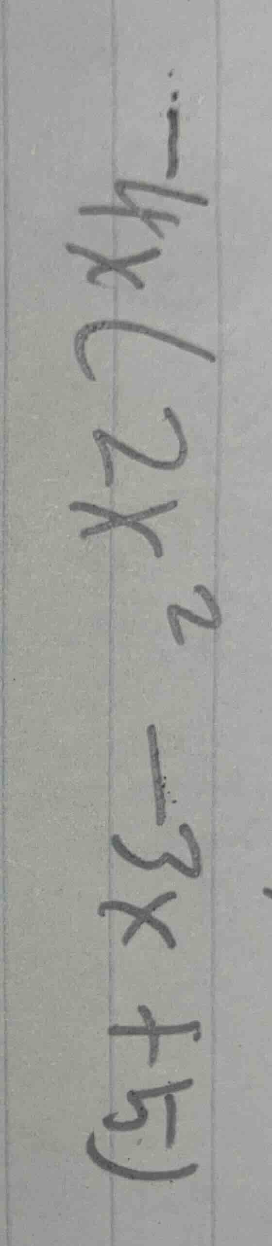 -4x(2x^2 - 3x + 5)