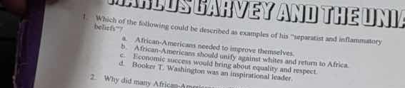 1. which of the following could be described as examples of his \parano…
