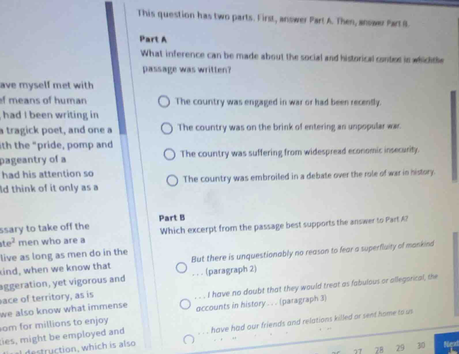 this question has two parts. first, answer part a. then, answer part b.…