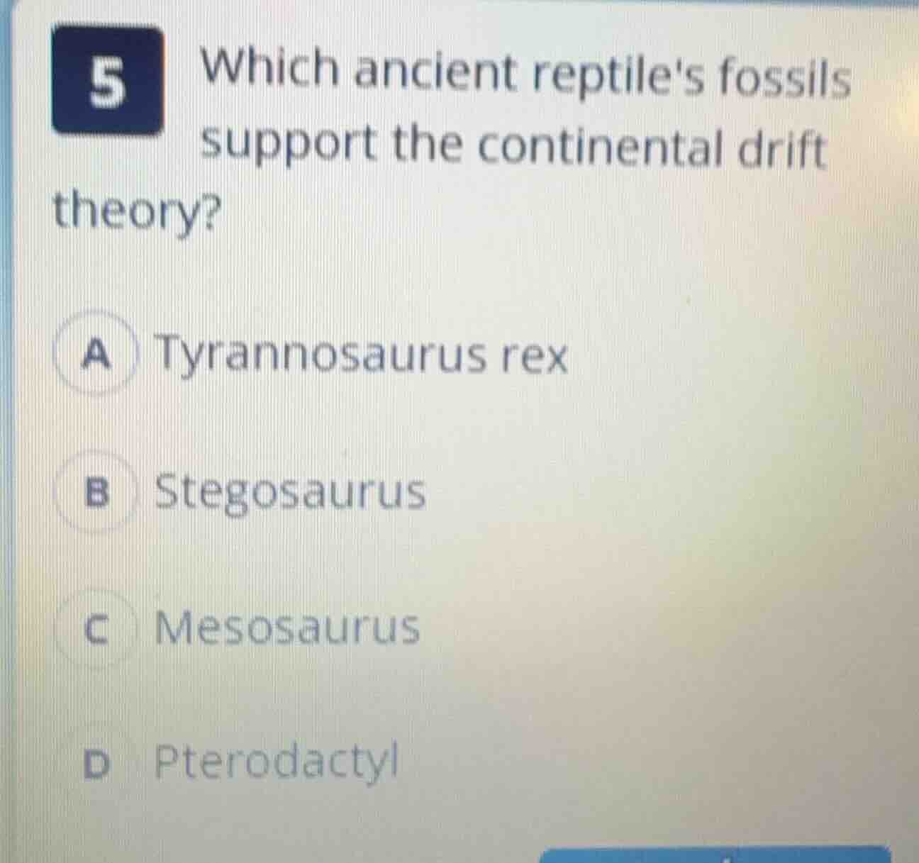 5 which ancient reptiles fossils support the continental drift theory? …