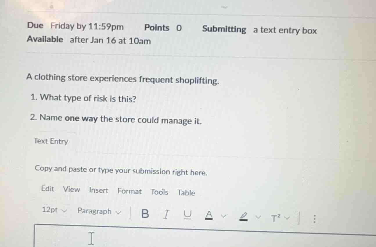 due friday by 11:59pm points 0 submitting a text entry box available af…