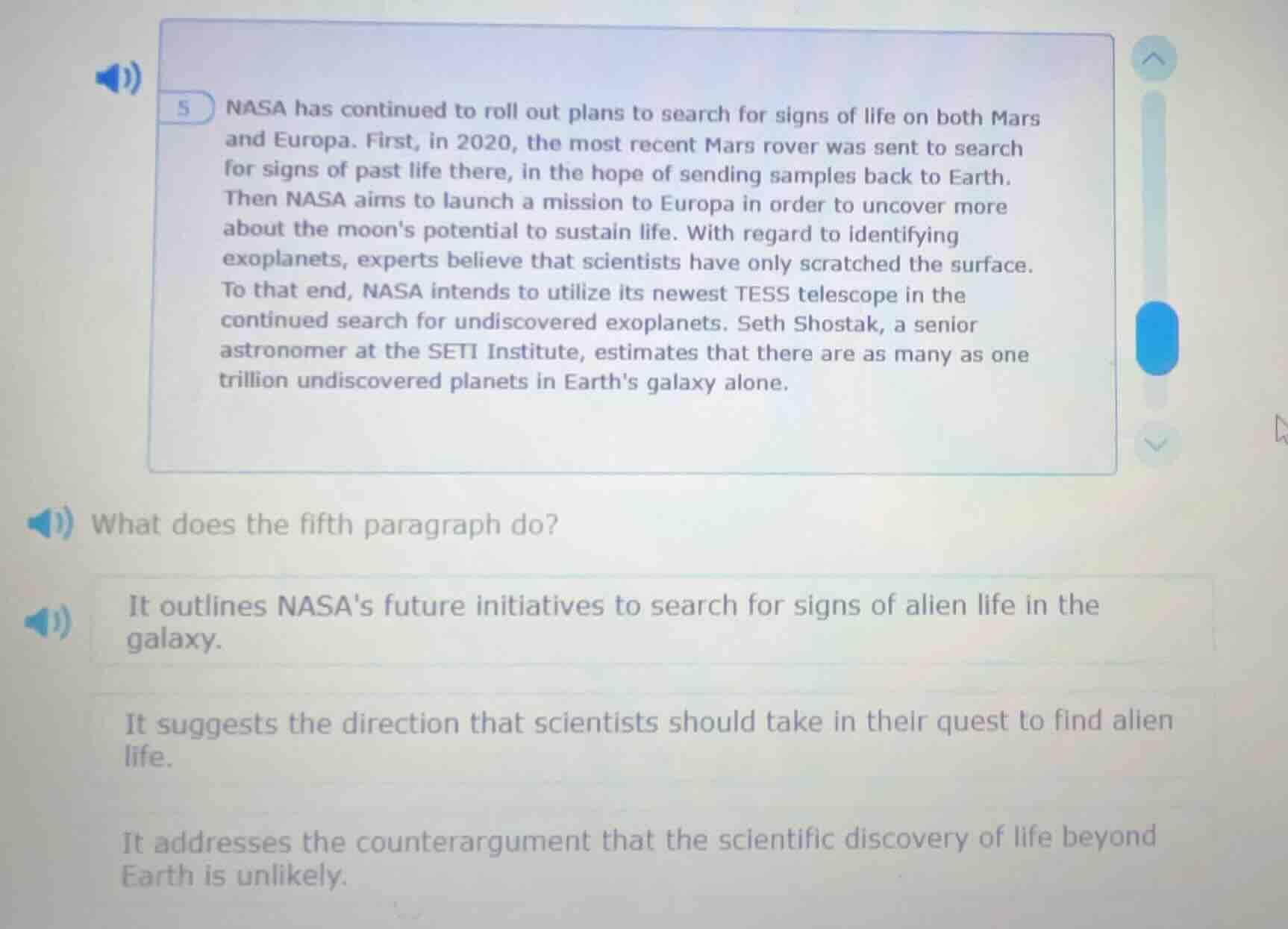 5 nasa has continued to roll out plans to search for signs of life on b…