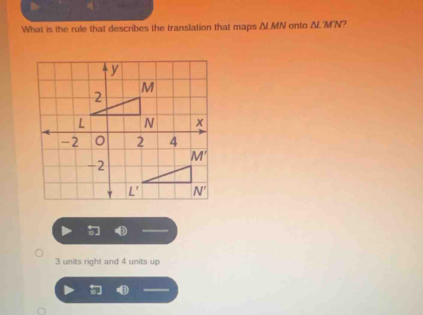 what is the rule that describes the translation that maps δlmn onto δlm…