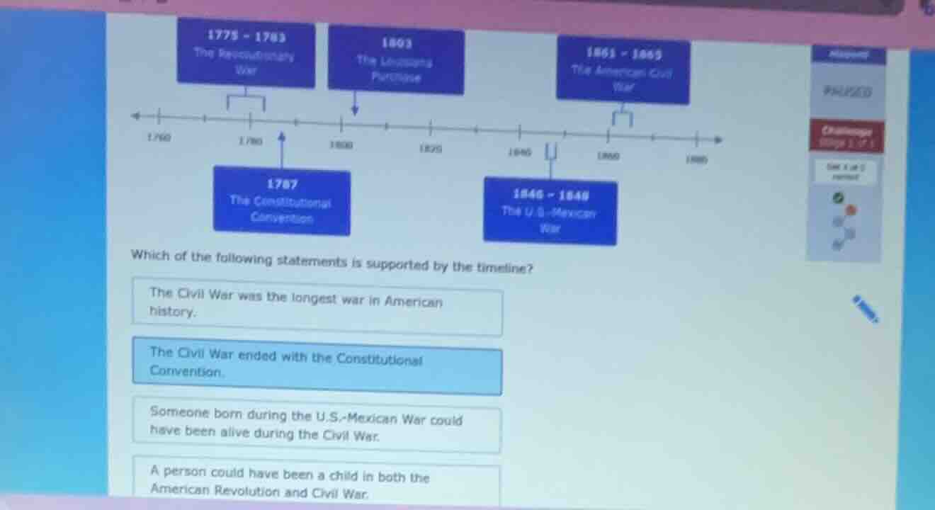 1775 - 1783 the revolutionary war 1863 the emancipation proclamation 18…