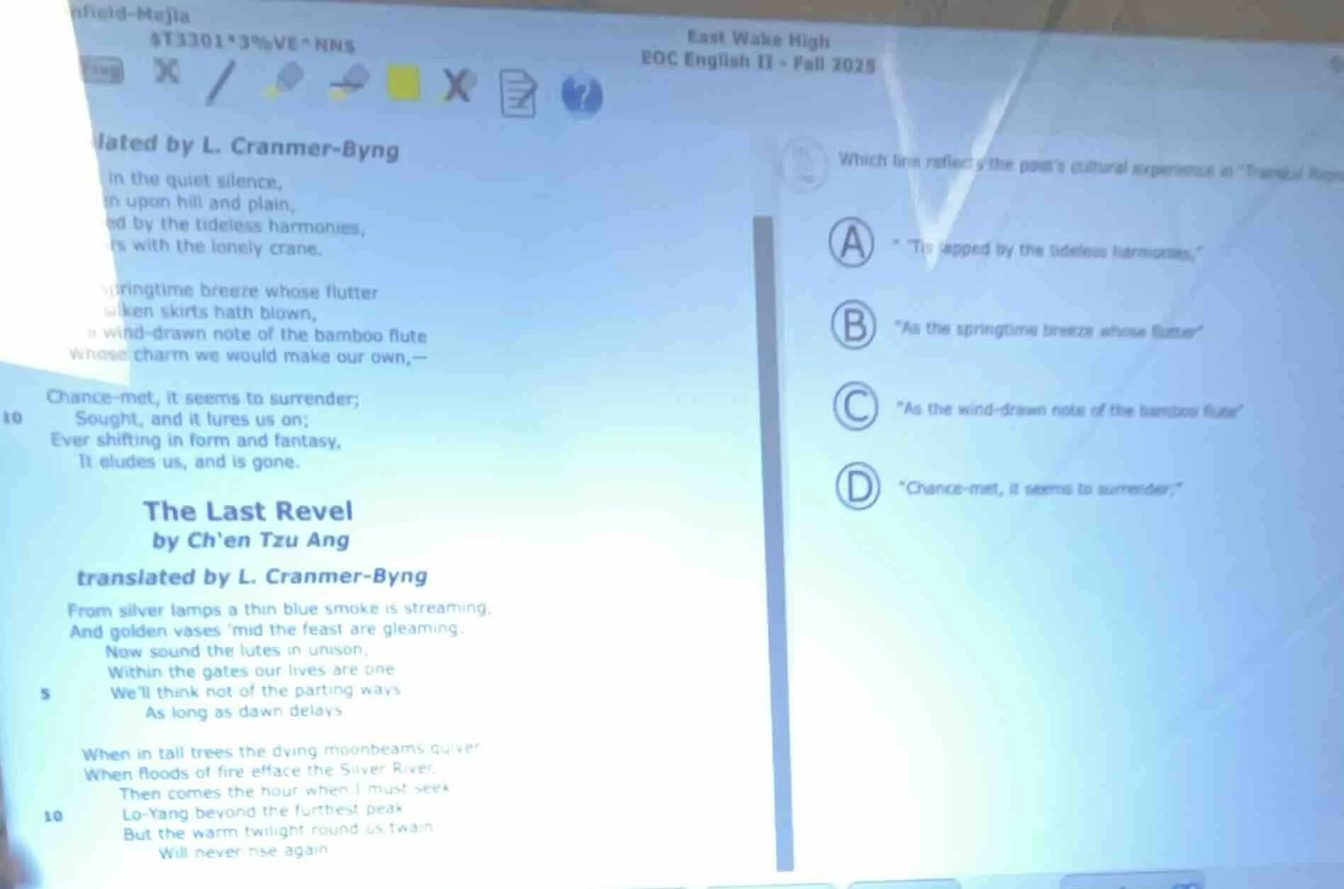 lated by l. cranmer-byng in the quiet silence, on upon hill and plain, …