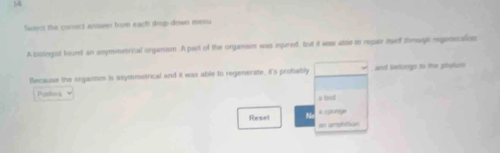 14. select the correct answer from each drop - down menu a scientist fo…