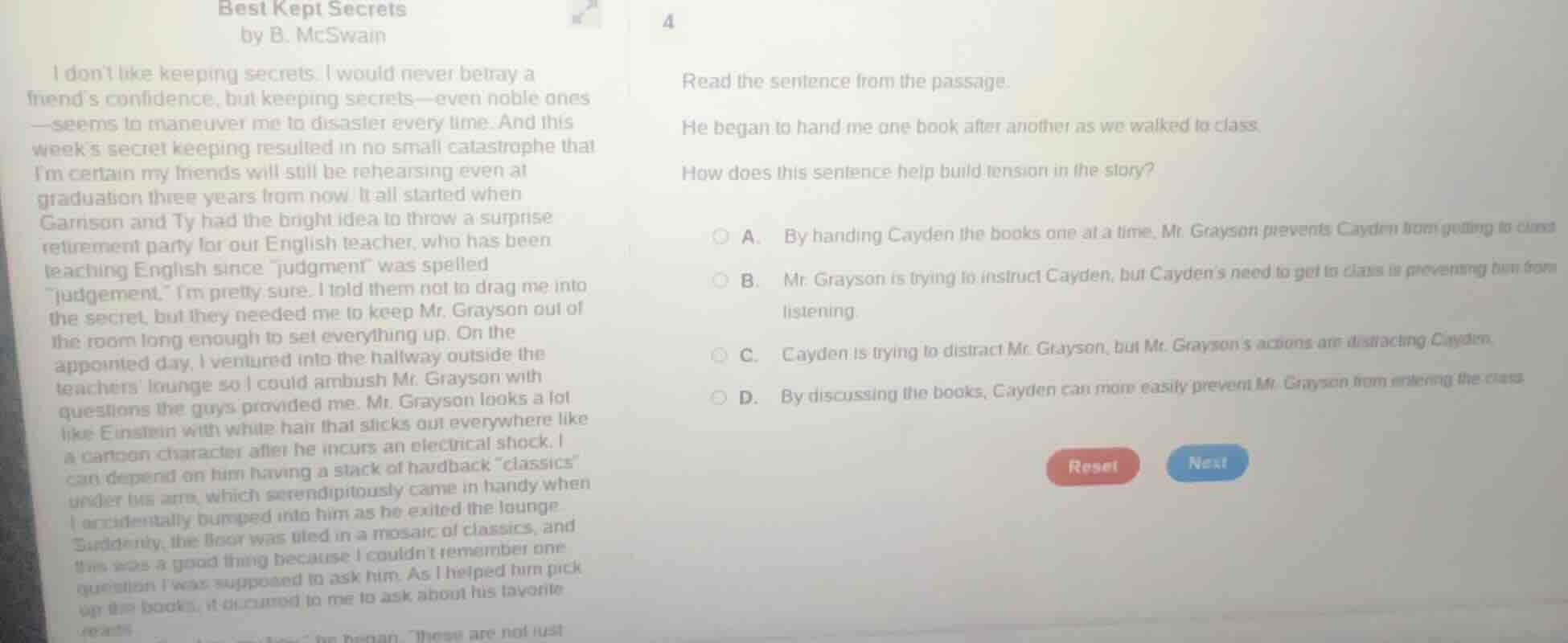 best kept secrets by b. mcswain i don’t like keeping secrets. i would n…