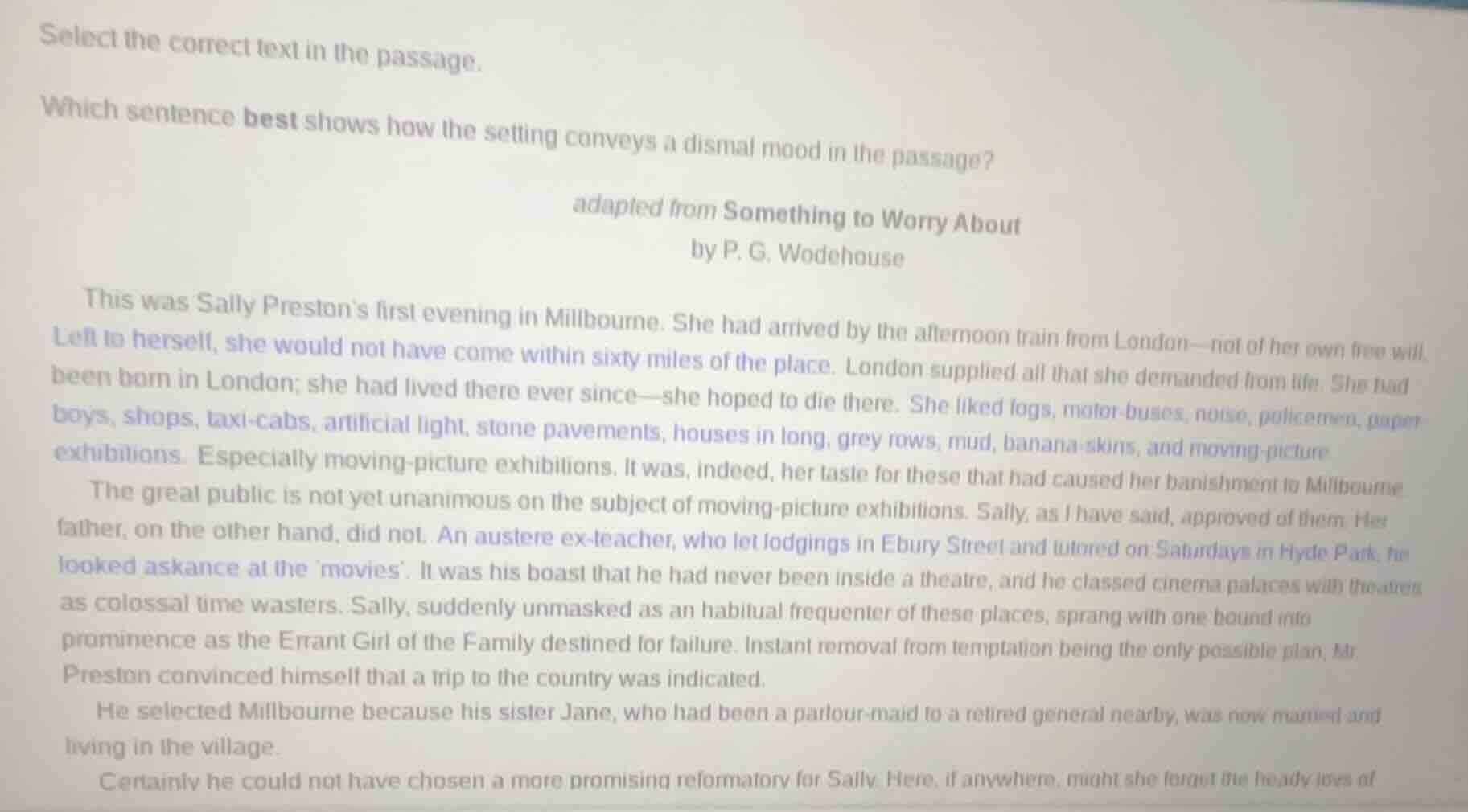 select the correct text in the passage. which sentence best shows how t…